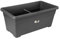 elho Algarve Terrace 80 - Übertopf für Außen - Ø 77.5 x H 33.2 cm - Schwarz/Anthrazit