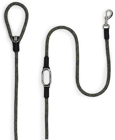 High5Dogs, ergonomische Hundeleine, 250 cm, modernes und Elegantes Design, widerstandsfähig und langlebig, leicht zu reinigen, schwarz, 7 mm, Freizeit-Clic-Modell