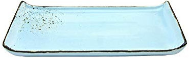 Creatable 20059 BBQ Platte LIGHTBLUE/Nature Collection 33 x 16,5 cm