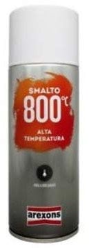 Bomboletta di vernice ad alta temperatura, 800 °C, colore: rosso, 400 ml