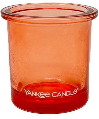 Yankee Candle Holder 100g - Glass Tealight Holder for Table Centerpiece | Wedding | Christmas | Birthday | Thanksgiving, Room Decor