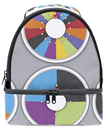 Montoj - Juego de lonchera con ruedas giratorias para adultos