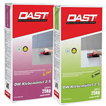 1 x 25 kg Klebstoff für Fliesen auf Böden, Wänden und Fassaden