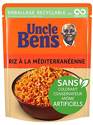 UNCLE BEN'S - Riz Micro Ondable Meditérranéen 250G - le Lot De 4