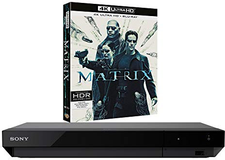 Sony UBP-X500 MULTIREGION Bundle including The Matrix Ultra HD 4K Blu-ray Disc