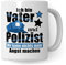Tasse Polizei, Geschenk für Polizisten, Becher Polizist Vater Geschenkidee Kaffeetasse, Polizist Papa Vatertag Ausbildung Polizeibeamter Kaffeebecher lustig