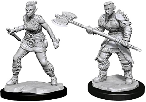 Dungeons & Dragons D&D Nolzur's Marvelous Miniatures - Orc Barbarian Female (6 Units)
