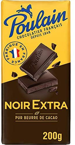 POULAIN - Noir Extra 200G - Lot De 4 - livraison offerte