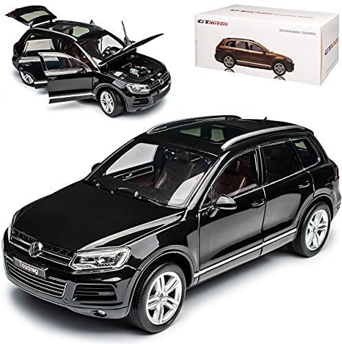 Welly Volkwagen T*o*u*a*r*e*g C2 II Schwarz Ab 2010 1/18 GTA Modell Auto