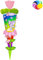 alles-meine.de GmbH Bastelset - Schultüte Farbe & Größe wählbar 70/85 / 100 cm - Schmetterlinge & Elfe - Farbe frei wählbar - Bastelschultüte - Zuckertüte zum selber Bastel..