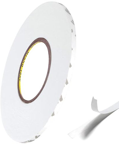 Drenky Nastro Biadesivo 9080, Trasparente Nastro Adesivo Forte Sottile 6mm x 50m per Foto, Carta, Artigianato, Lavorazione Manuale