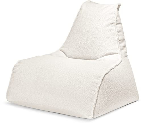 Sitting Point Sitzsack Wooly Jazz Fellimitat in Natur