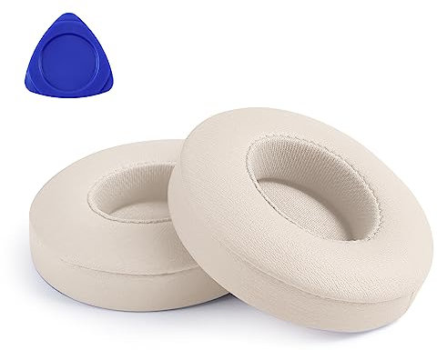 Yizhet Ersatz Ohrpolster für Beats Solo 2/3 Wireless Kopfhörer, Premium Memory-Schaum & Proteinleder, Komfortables Zubehör (Gold)