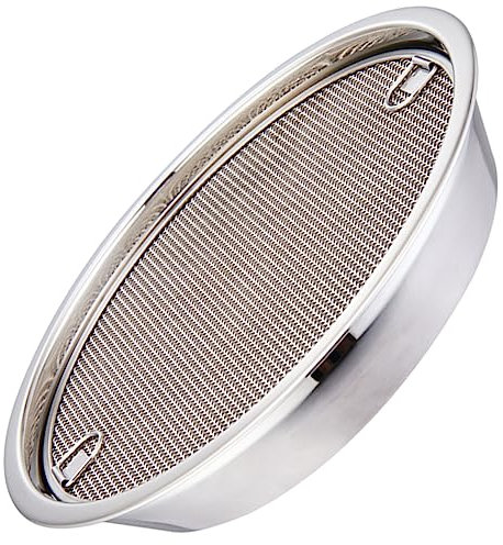 Hemoton 1 Set Crisping Basket with Tray Stainless Steel Mesh Basket Filter Cooking Oil Draining Net Grease Catcher for Fruit Vegetable French Fry Frozen Baking Food Silver