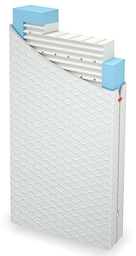 PARADIES Mariella-Hygienica, Babymatratze 60x120 cm mit umlaufender Trittkante, Oeko Tex 100 Klasse 1