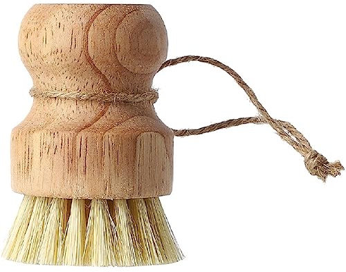 TOYOCC Natural Dish Brushes for Washing Up Eco Dish Brush Kitchen Cleaning Plant Based Coconut Scrubbers Bottle/Pot Brush & Eco Friendly for Pans & Dishes brush (C)