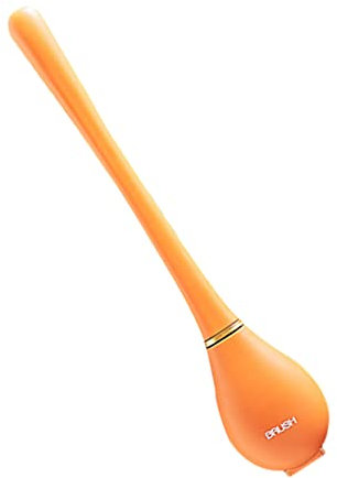 Alipis 1 Pc Cepillo de baño Cepillo de Limpieza de baño detergente Lavadora liquido Limpieza WC Limpiador de baños escobilla de baño de Silicona escobilla de baño con Mango Largo Simple