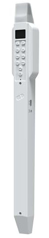 Mini sintetizador digital portátil de instrumentos de viento con altavoz integrado, nuevo libro de instrumentos para principiantes y estudiantes (blanco)