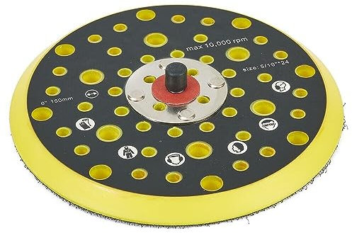 6 150mm Replacement Polish Sanding Backing Pad 54 Holes for Mirka CEROS DEROS