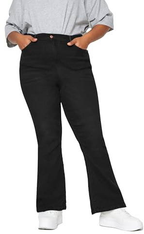 Yours Curve Bootcut Stretch Isla Jeans - Women's - Plus Size Curve Black