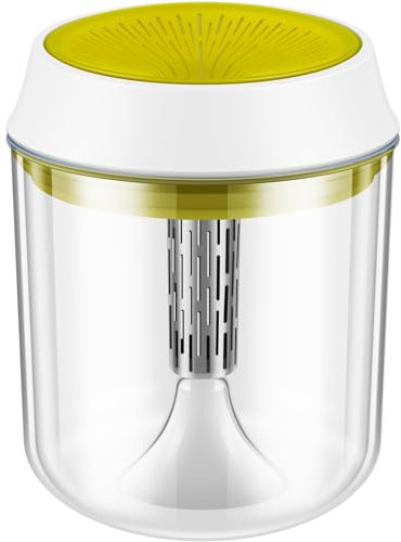 Germoir pour Graines à Germer 16 x 10 cm Bocaux Germination en Plastique avec Système de Ventilation Kit Germoir pour Graines à Germer pour Germination Haricot Soja Haricot Vert