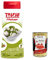 6x Toschi Topping Squeeze Pistacchio, Topping Sauce für Kaffee, Cocktails, Eisbecher, Porridge, Pfannkuchen und Gebäck 200gr + Italian Gourmet polpa 400g