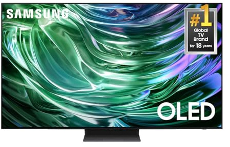 SAMSUNG 65-Inch Class OLED 4K S90D Series HDR+ Smart TV w/Dolby Atmos, Object Tracking Sound Lite, Motion Xcelerator, Real Depth Enhancer, 4K AI Upscaling, Alexa Built-in (QN65S90D, 2024 Model)