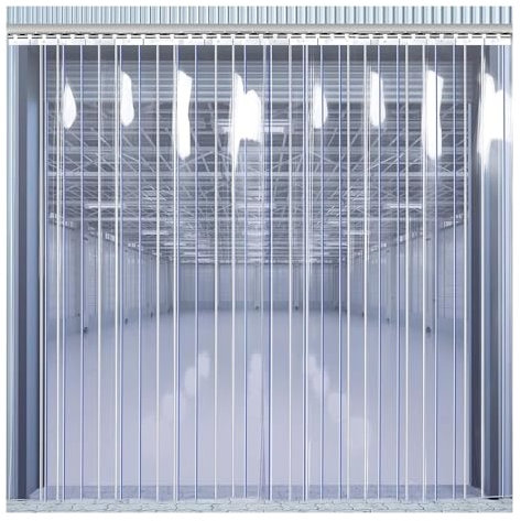 SYFXZZDS PVC Plastic Curtain Strips For Air Conditioner Room Kitchen Decor Curtain, Door Curtain Strips Plastic Vinyl PVC Strip Door Curtain, Easy To Install(90x200cm/35.4x78.7in)