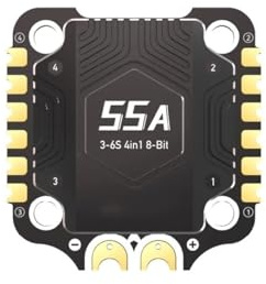 ZDANYA Für SpeedyBee F405 V4 3-6S 30X30 FC&ESC Stapel ICM42688P F405 Flight Controller BLHELIS 55A 4in1 ESC für FPV Freestyle Drone Modell(BLS-55A)