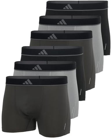 Adidas 6er Pack Basic Trunk Men Herren Unterhose Shorts Unterwäsche 6er Pack