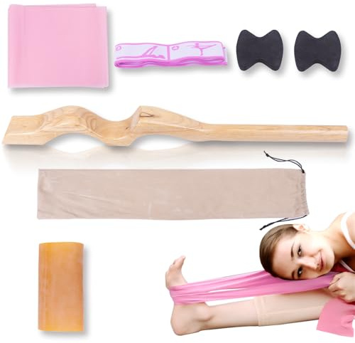 Professionelles Ballett-Fußdehner-Set aus Holz, Fußgewölbe- und Zehenverstärker für Balletttänzer, Turner, Yoga-Praktiker mit tragbarer Tasche, ideales Tanzzubehör, Geschenk