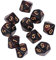 10pcs Polyedrische 10 Seitige Würfel D10 Dices RPG Brettspiel Requisiten Tabletop Game Liefert Doppelfarben Würfel.