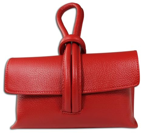 Toscanto Tasche rot Leder Abendtasche OTT834AR