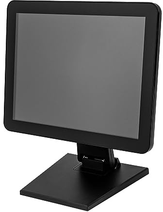 Pantalla táctil de 17 pulgadas/15 pulgadas, resolución 1280 × 1024/1024 × 768, pantalla táctil plegable, 10 puntos táctiles, para restaurante, supermercado, comercio minorista (15 pulgadas)