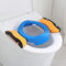 Faltbare Toilettensitze für Kinder/Baby, Tragbarer Reise WC Sitz, kinder-toilettensitz mit anti-rutsch-funktion, Kleinkind Töpfchentrainer von Colleer (Blau)