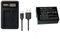 FUGASUN 1 pcs 1800 mAh DMW-BLC12 DMWBLC12 Batterie avec LCD Chargeur de Batterie Unique pour Panasonic Lumix FZ1000, FZ200, FZ300, G5, G6, G7, GH2, DMC-GX8