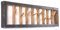 Design Delights VESTIAIRE en Bois FLOTTÉ Exemplaire Unique | 80x12x22 cm (LxHxP), Bois recyclé, Shabby Chic | penderie Crochets en Branches | Couleur : 04 Noir naturelnc-Nature