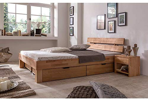 Elfo Bett Futonbett Jule Kernbuche geölt 140x200cm NEU/OVP