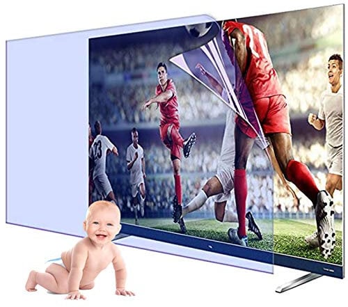 KELUNIS Blendschutz TV Displayschutzfolie, Blaulichtfilter Für TV-Bildschirm 32-65 Zoll, Matte Schutzfolie/Antireflexionsrate Bis Zu 90% Augenermüdung Lindern,65 (1440 * 809)