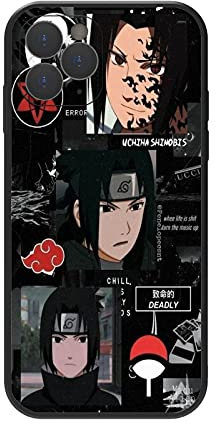 Anime iPhone 11 Pro Hülle, coole Naruto-iPhone-Hülle für Jungen, Mädchen, Männer, Frauen, japanisches Anime, Akatsuki, Uzumaki, Sasuke, Kakashi, Comic, süßes Cartoon-Kawiii-Design, weiche TPU-Hülle