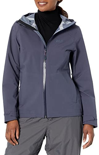 Jack Wolfskin Damen Highest Peak Funktionsjacke, Graphite, M