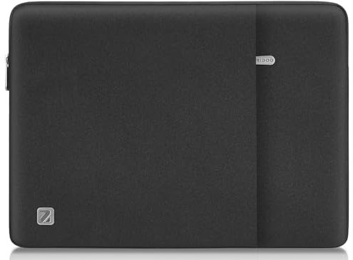 NIDOO 13 Inch Laptop Sleeve Case Protective Carrying Bag for 13.6 MacBook Air/ 14 MacBook Pro/Surface Laptop 5/ ThinkPad X13/ ThinkPad X1 Carbon Yoga/Yoga 7/ Yoga Slim 9i/7i Pro, Black