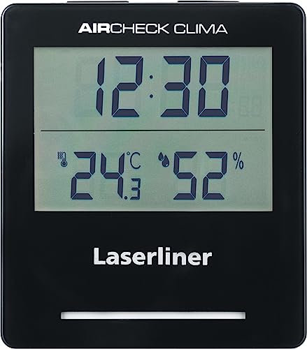 Umarex Laserline AirCheck Clima (ermittelt präzise Umgebungstemperatur und Relative Luftfeuchte, speichert minimale und maximale Klimawerte) 082.431A