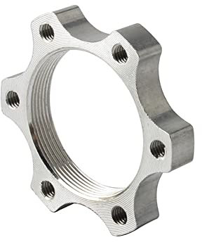 iSpchen Fahrradnabenadapter 6 Bolzen Aluminiumlegierung Flansch Adapter Fahrrad Boost Nabe Umbausatz Adapter Fahrradnaben MTB Scheibenbreme Center Lock adapter 48/44mm