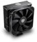 Kolink CPU Kühler Umbra EX-180 Black Edition - Prozessor Kühler - Leise Prozessor Lüfter 120mm 4-Pin PWM - AMD AM4 CPU - Intel LGA1700/1200/20XX/115X