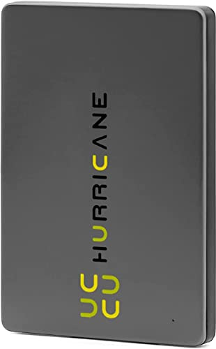 HURRICANE MD25C3 Disque dur externe 2 To 2,5 USB-C pour PC, ordinateur portable, PS4, PS5, Xbox Compatible avec Windows Mac Linux Gris