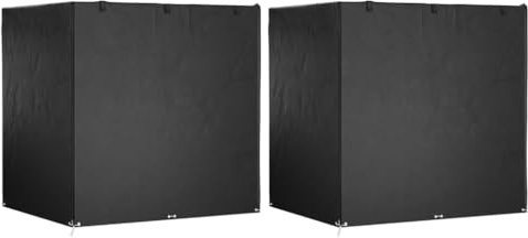 vidaXL Abdeckungen für Schaukelbank 2 STK. 12 Ösen 220x177x220 cm