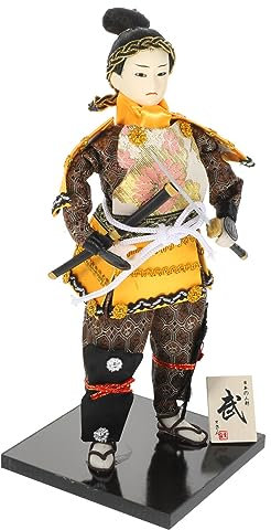 Toyvian Japanisches Souvenir-Geschenk Samurai-Puppen-dekor Japanische Partyartikel Puppe Im Japanischen Stil Japanische Wohnkultur Japanische Festdekoration Samurai-Statue Zubehör Esstisch