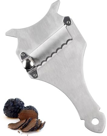 Tibapla Coupe-Truffe,Râpe à Truffe Inox Trancheur de Truffes Rasoir Chocolat Trancheur Truffes Rasoir Truffes pour Truffle,du Chocolat, Légumes, Ail, Champignons
