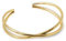 SINGULARU - Cross Armreif. Edelstahl mit 18 Kt Vergoldeter Beschichtung. Schmuck für Damen.